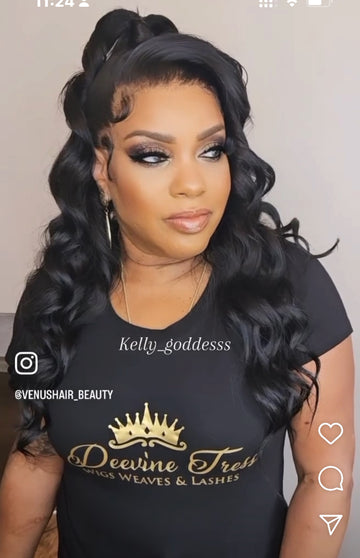 At Deevine Tress, we offer the very best in luxury hair! Our wigs and bundles are carefully selected and hand crafted by experienced hair professionals and then delivered to you. 