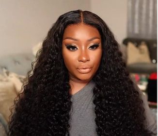 GLUELESS WATER WAVE PRE-CUT Virgin Wear and Go!!!! 6x6 HD Lace