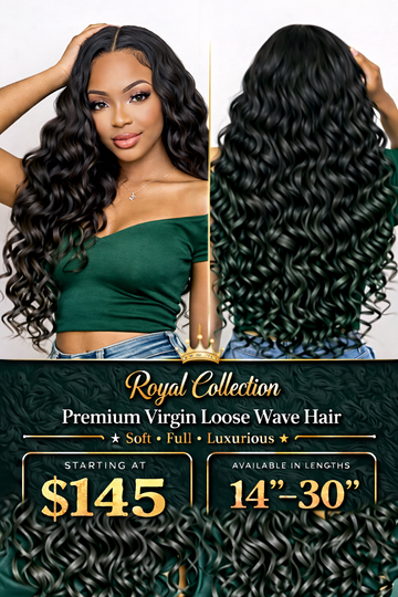 GLUELESS Loose WAVE PRE-CUT Virgin Wear and Go!!!! 6x6 HD Lace